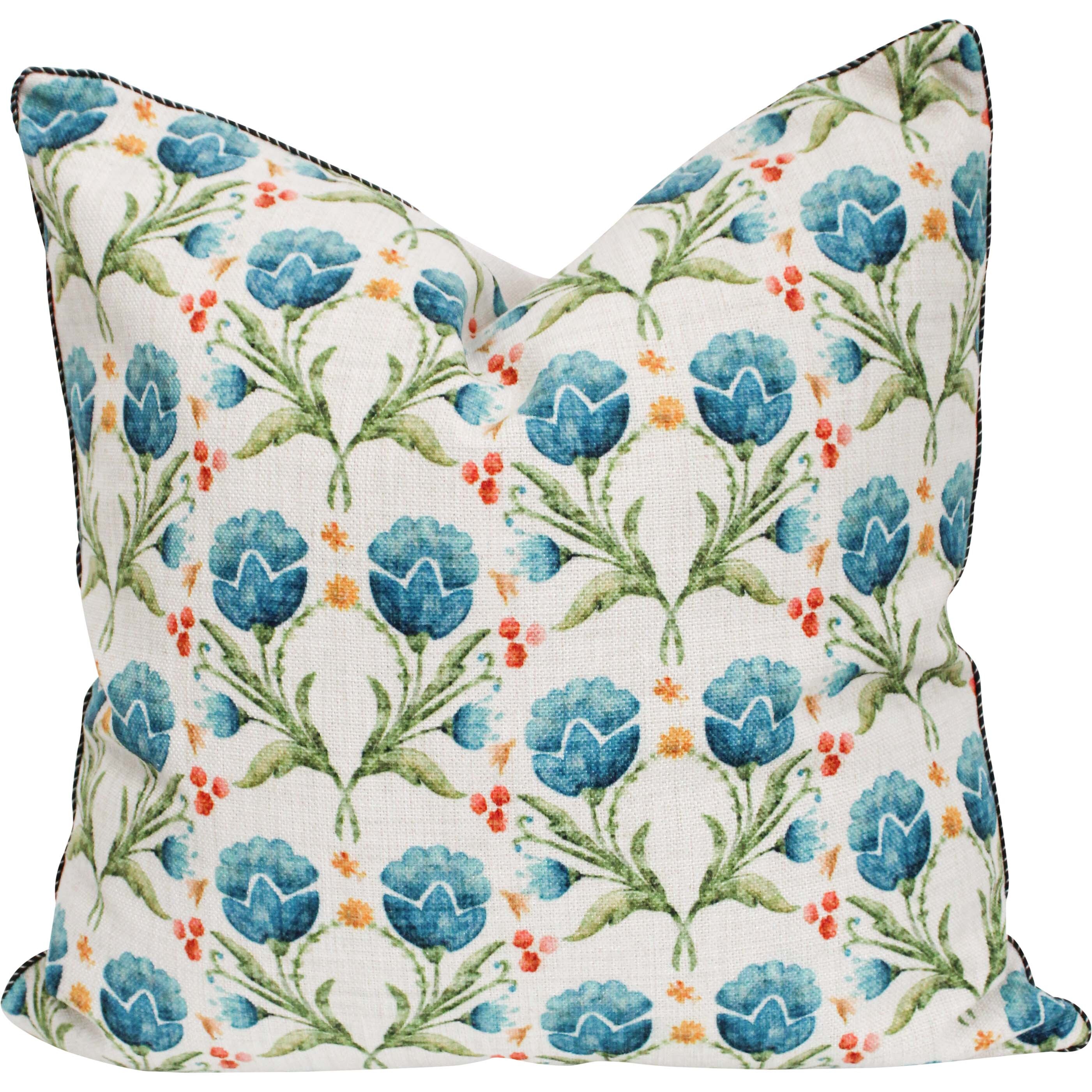 Cushion Teal Floral