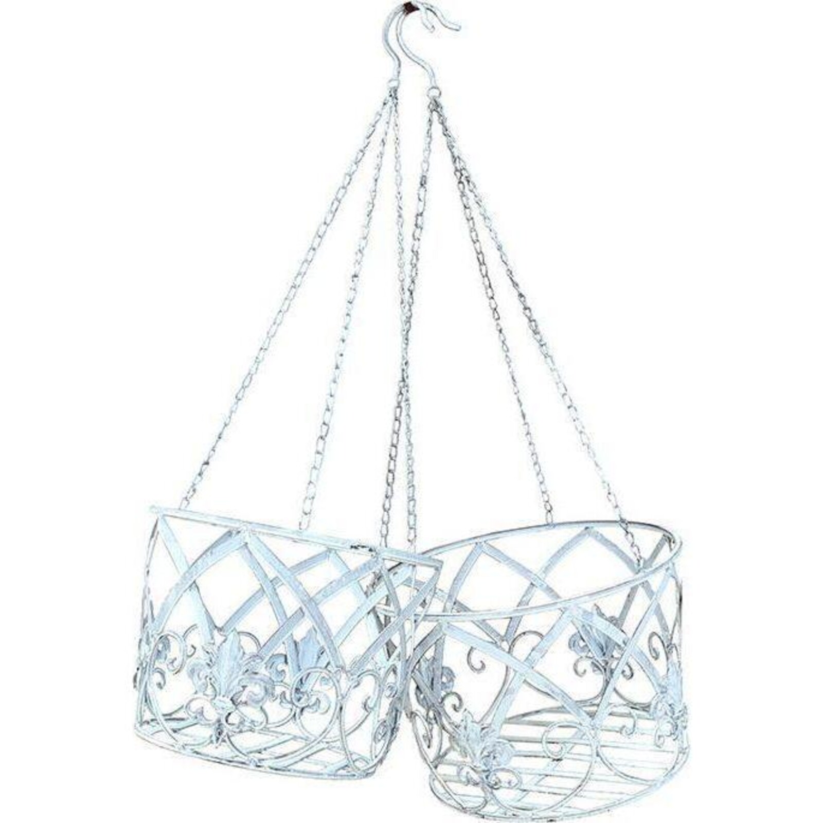 Hanging Baskets De Lys S/2