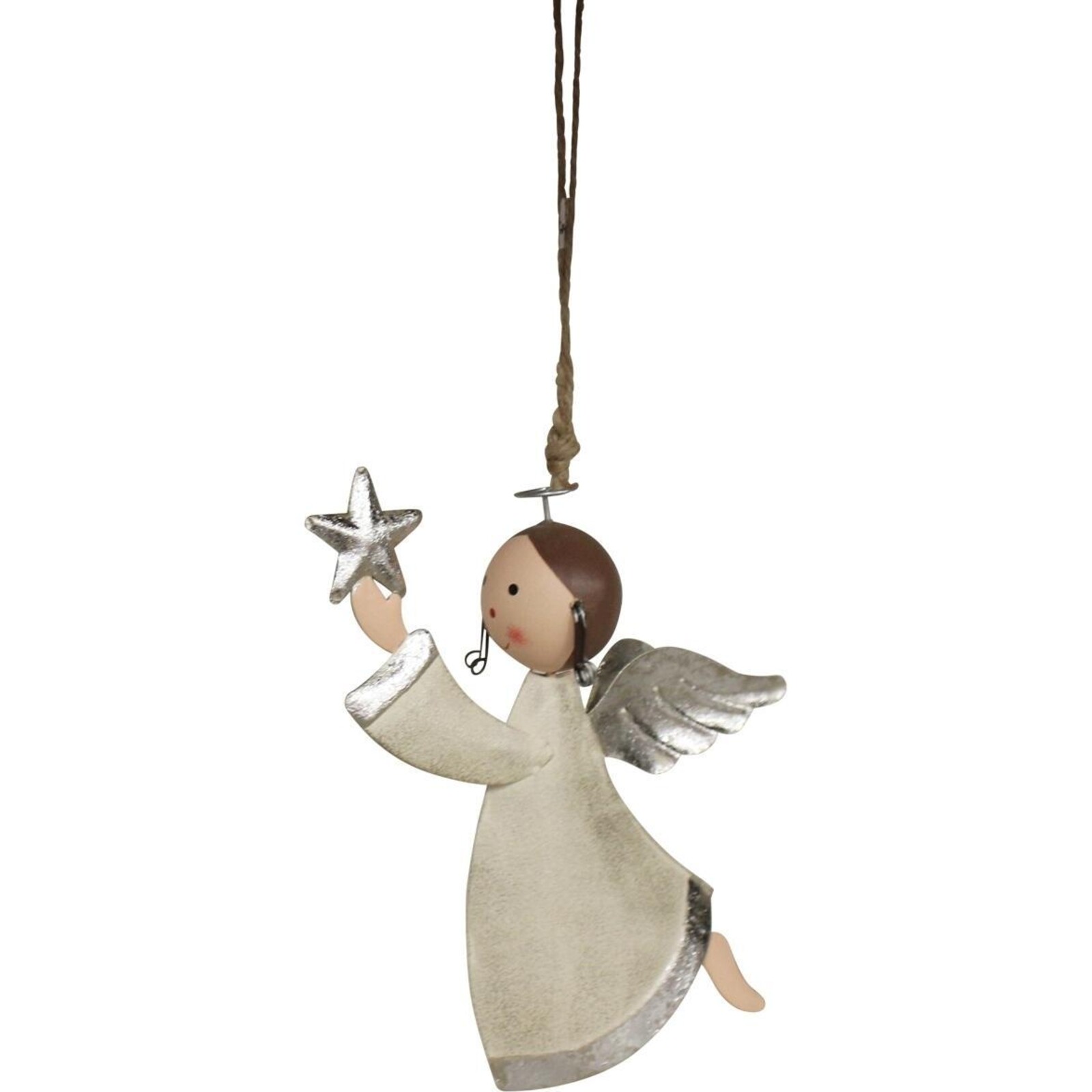Hanging Angel Silver Star