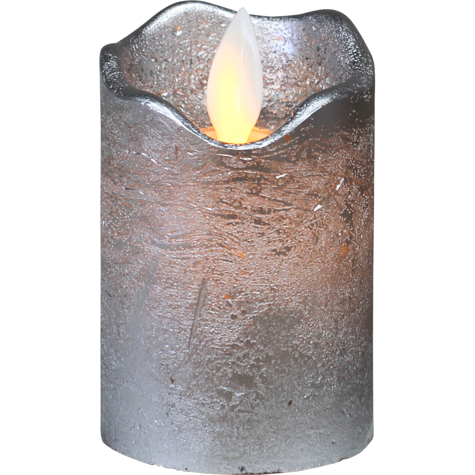 Battery Candle Silver Sml
