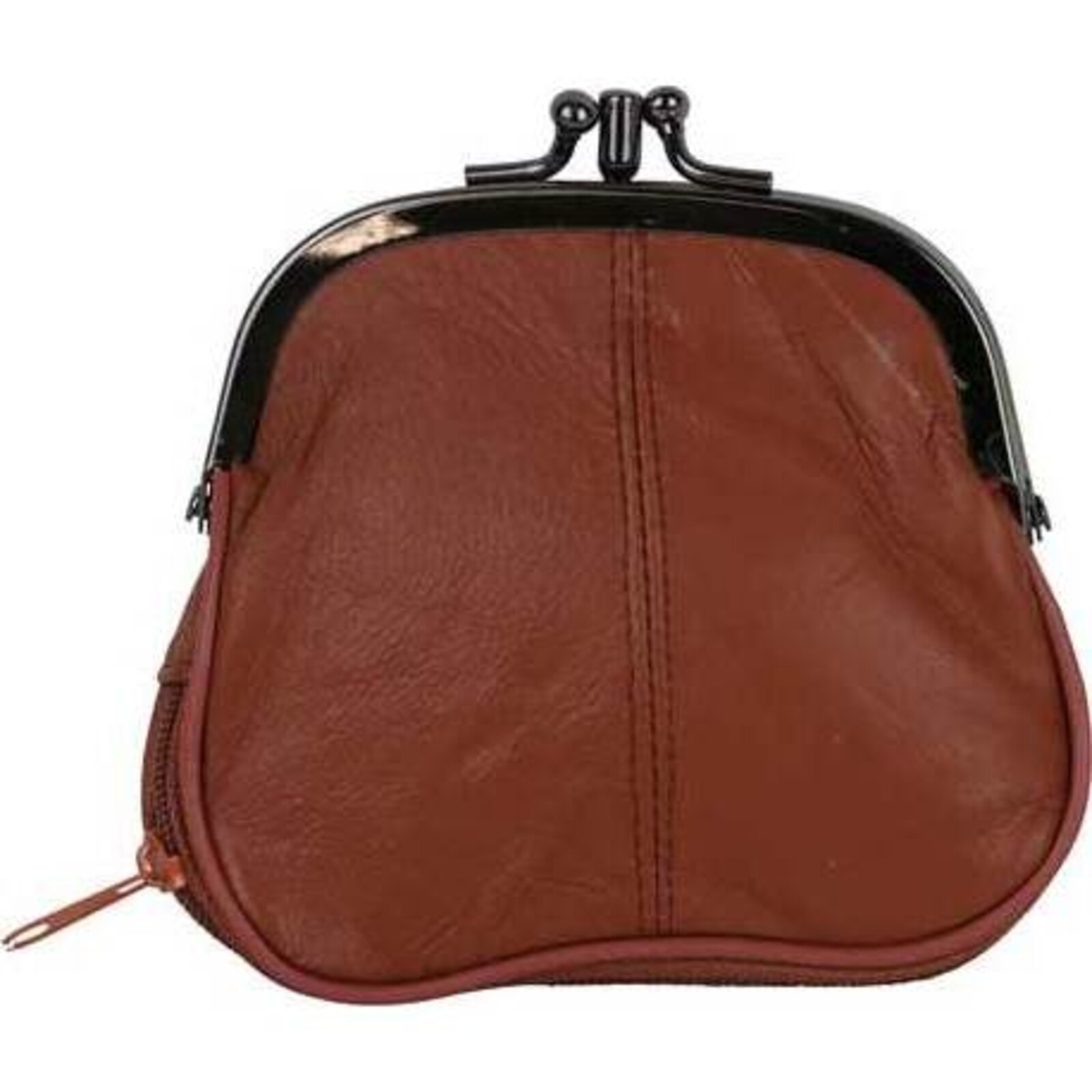 Leather Purse Double Chocolate