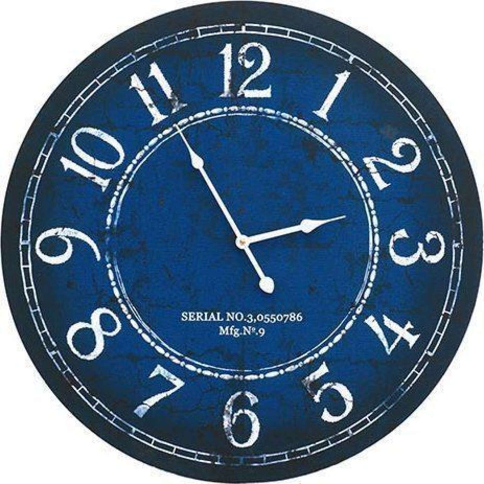 Clock Navy Blue