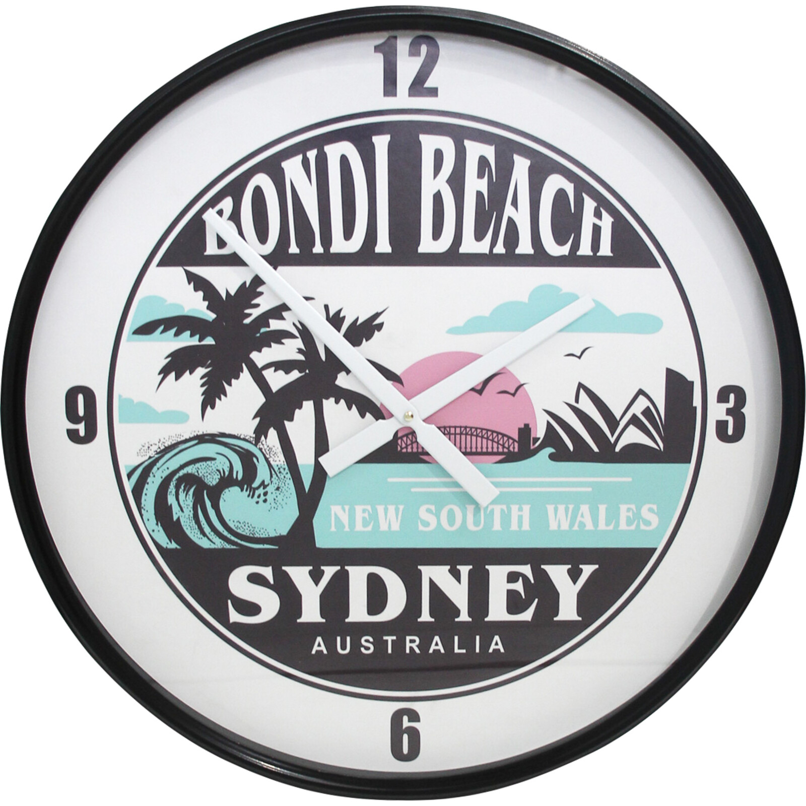 Iron Clock Bondi 60cm