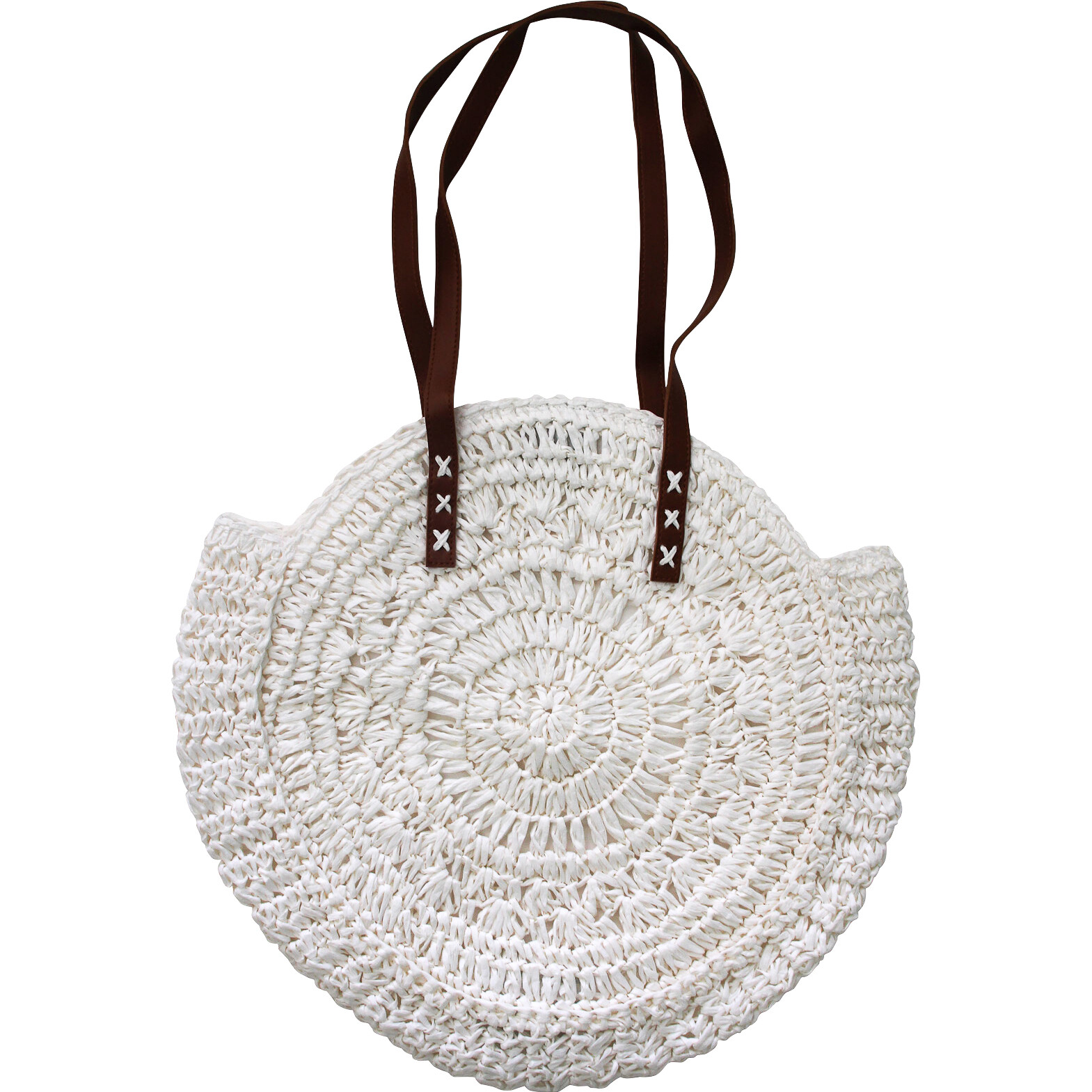 Bag Round Tote White