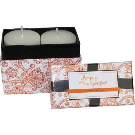 Mango & Grapefruit  Boxed Candle S/2