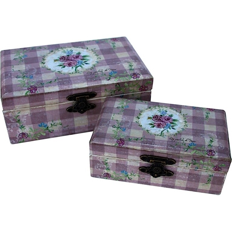 Boxes - Picnic Roses - set 2