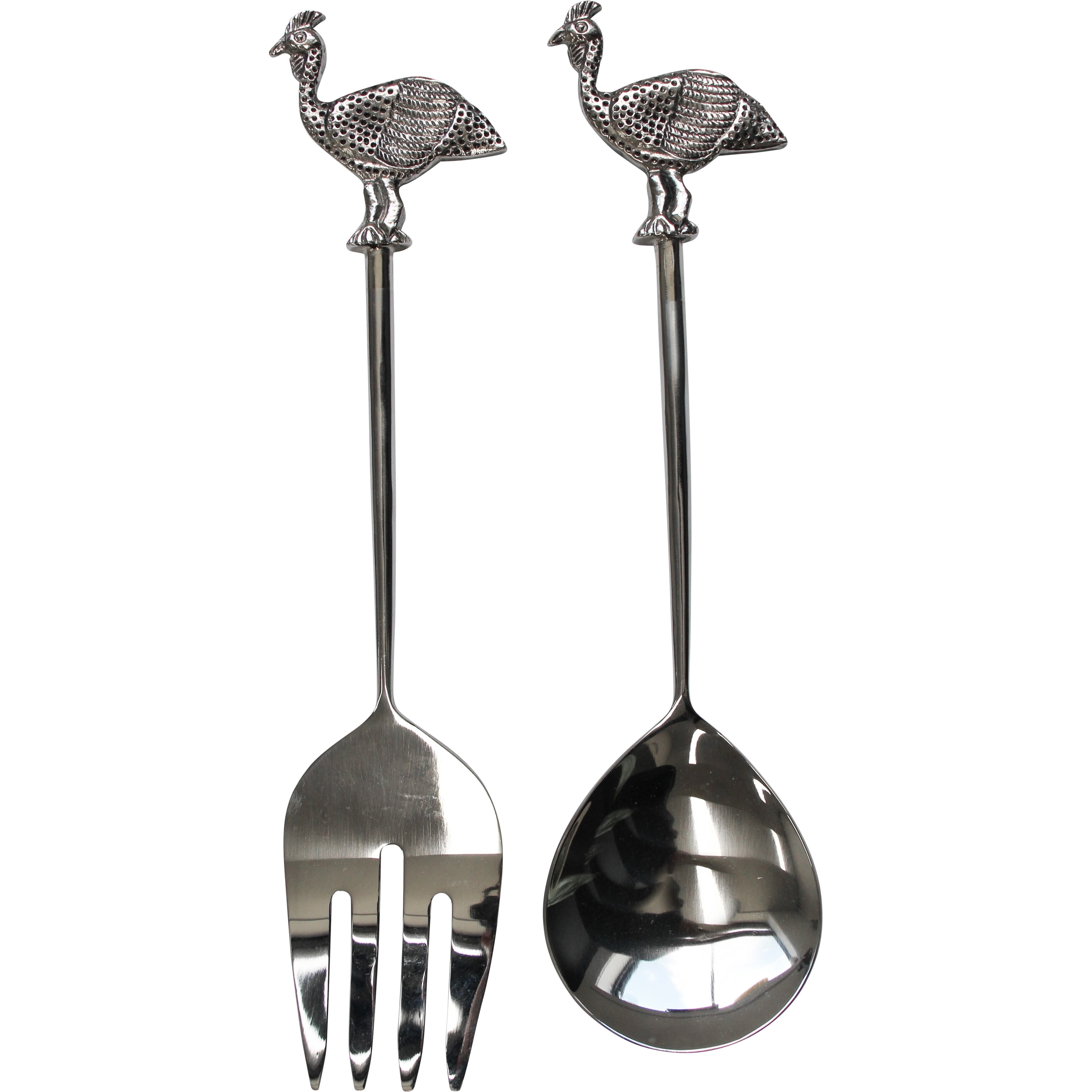 Salad Server Guinea Fowl S/2