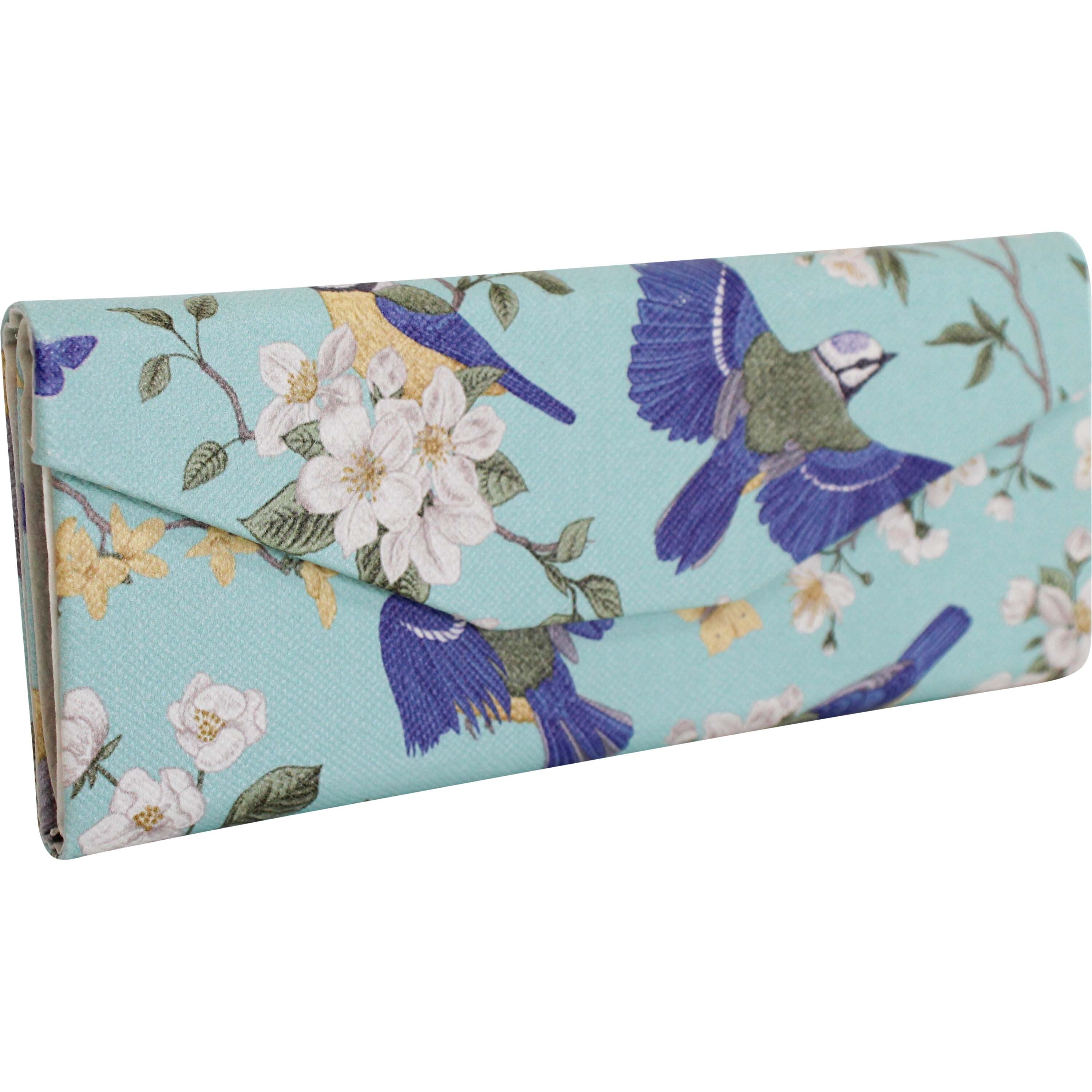 Glasses Case Blue Birds